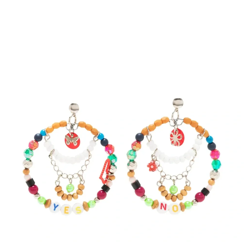 Серьги с бусинами