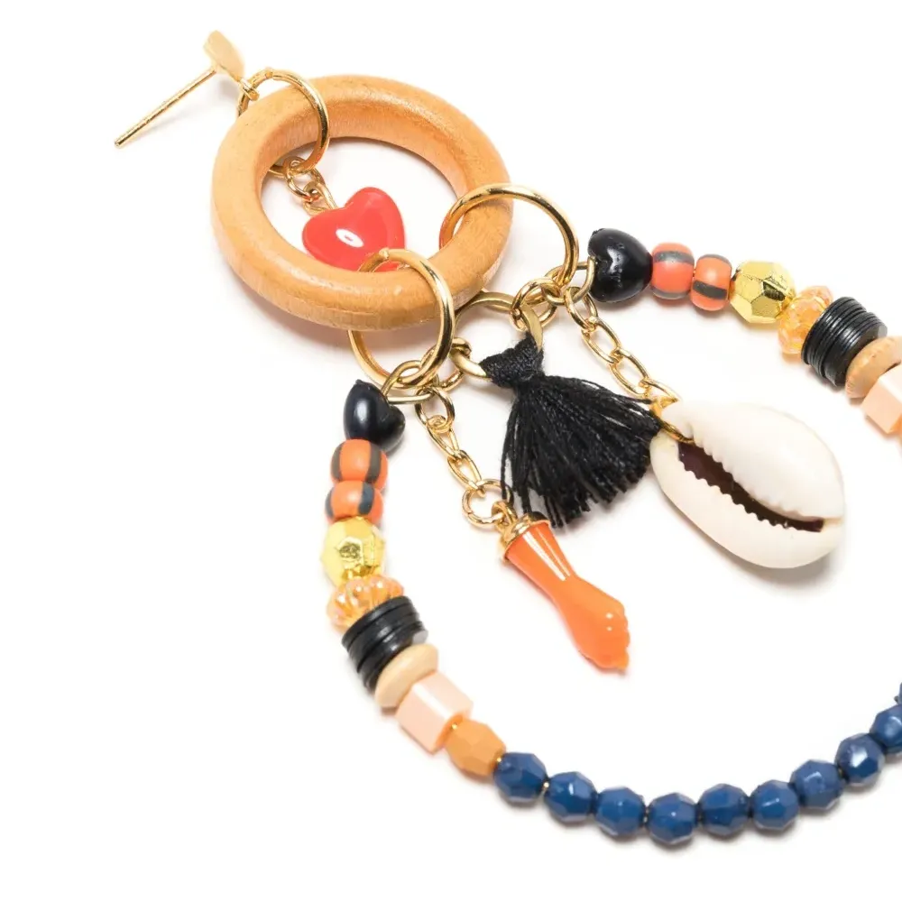 Серьги с бусинами