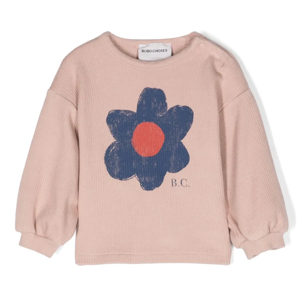 Футболка из органического хлопка с цветочным принтом