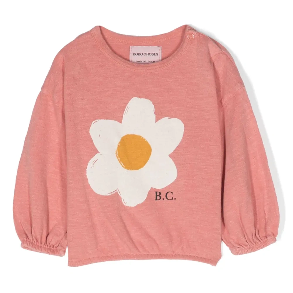 Толстовка Big Flower Girl из органического хлопка