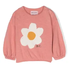 Толстовка Big Flower Girl из органического хлопка