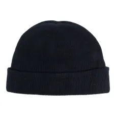 Кашемировая шапка бини в рубчик