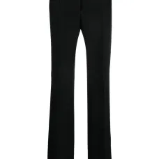 Брюки строгого кроя со складками