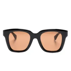 Солнцезащитные очки в квадратной оправе с декором Skull