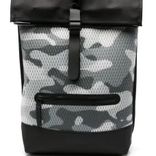 Фактурный рюкзак с камуфляжным принтом