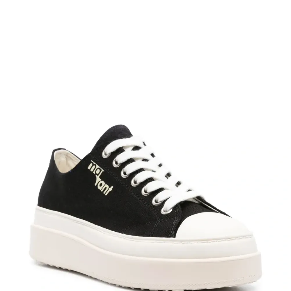 Кеды на платформе с логотипом