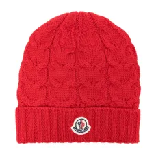 Шапка бини фактурной вязки с логотипом Шапка бини фактурной вязки с логотипом