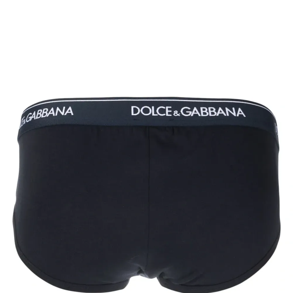 Комплект из двух трусов-брифов с логотипом