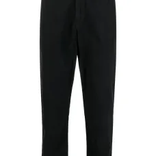 Прямые брюки с вышитым логотипом Прямые брюки с вышитым логотипом