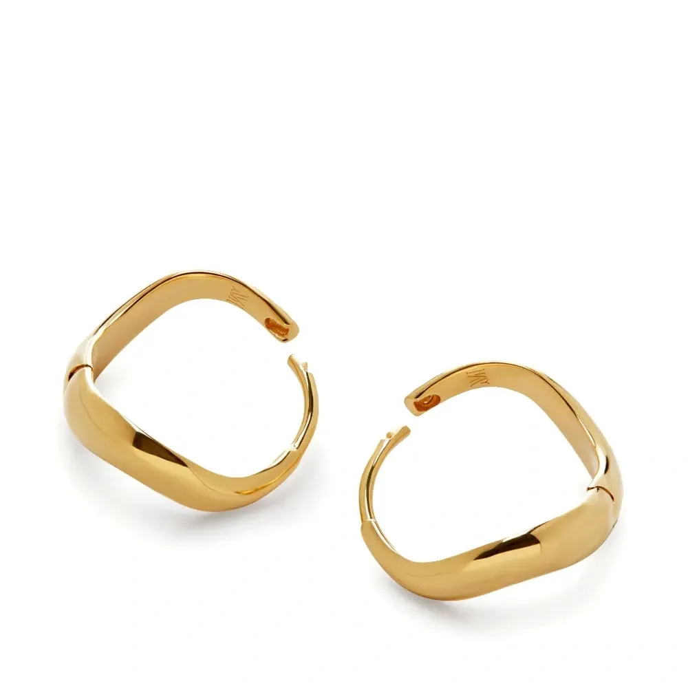 Серьги-кольца Swirl