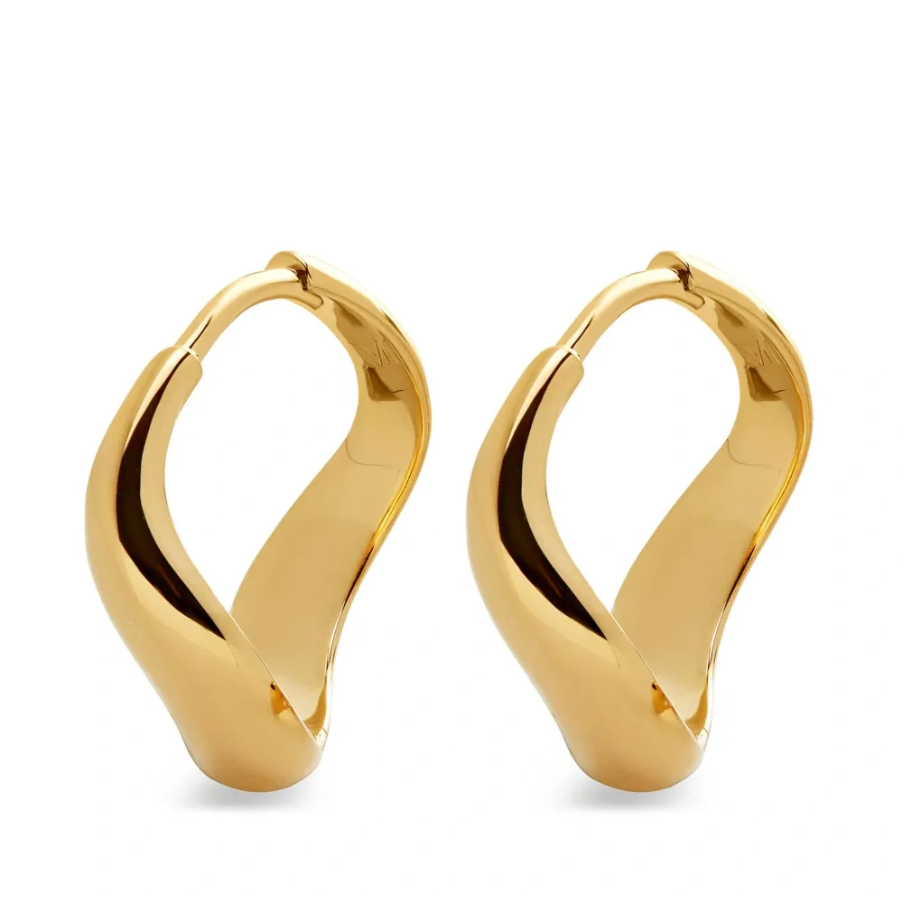 Серьги-кольца Swirl