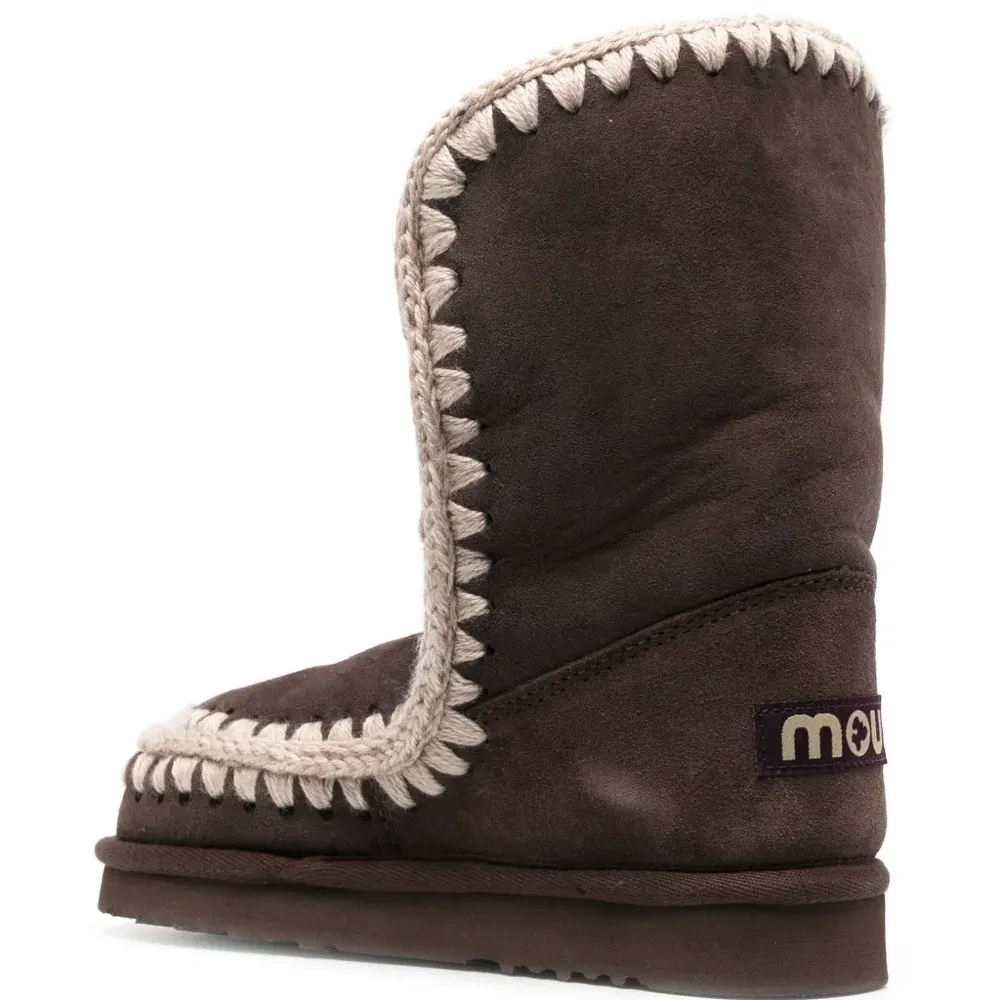 Ботинки с нашивкой-логотипом