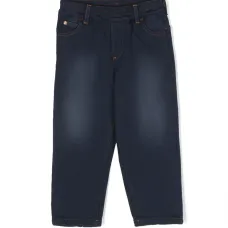 Прямые джинсы средней посадки с декором Medusa Head