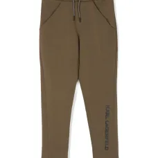 Спортивные брюки с эластичным поясом и логотипом