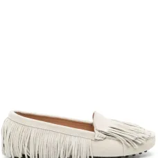 Лоферы с бахромой