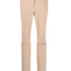 Узкие брюки с подворотами