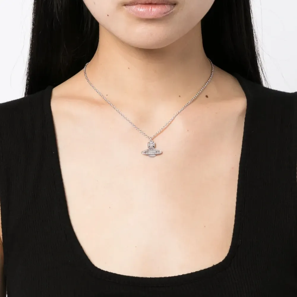 Цепочное колье с подвеской Orb