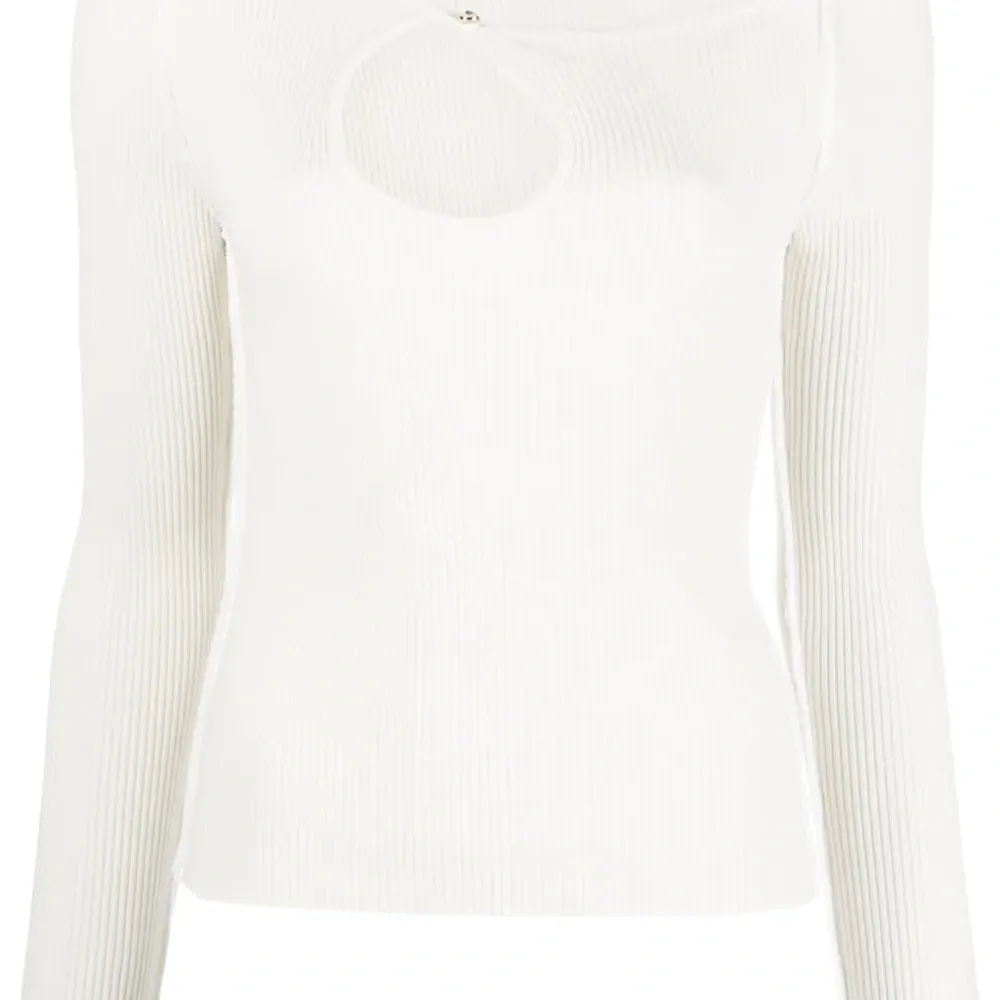 Топ Kylie в рубчик с вырезом