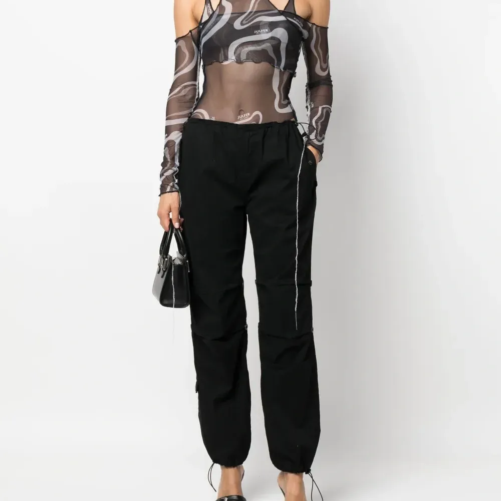 Полупрозрачное многослойное боди Janet