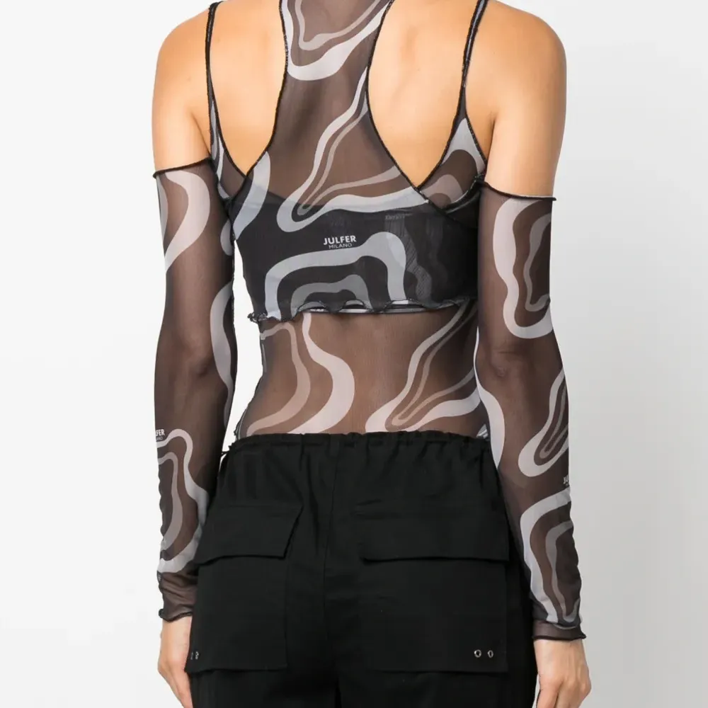 Полупрозрачное многослойное боди Janet