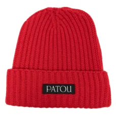 Шапка бини с нашивкой-логотипом