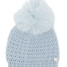 Шапка бини с помпоном