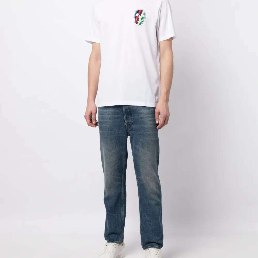 Футболка из органического хлопка с нашивкой Футболка из органического хлопка с нашивкой