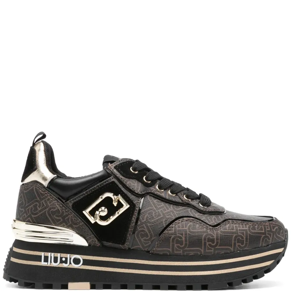 Кроссовки на массивной подошве с логотипом