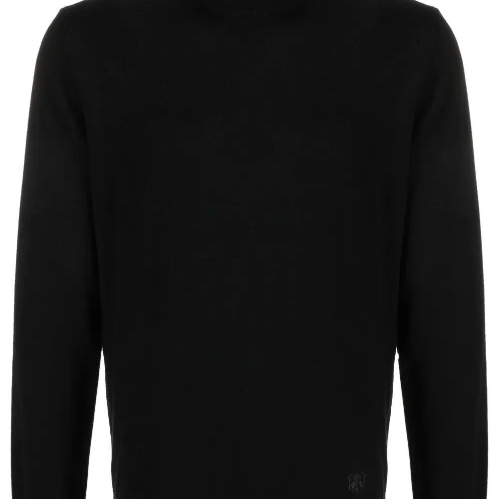 Джемпер из вирджинской шерсти с высоким воротником