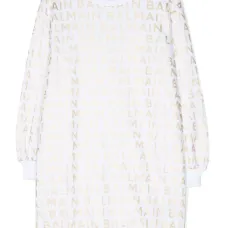 Платье-толстовка с логотипом