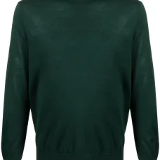 Шерстяной джемпер с круглым вырезом