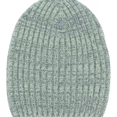 Кашемировая шапка бини в рубчик