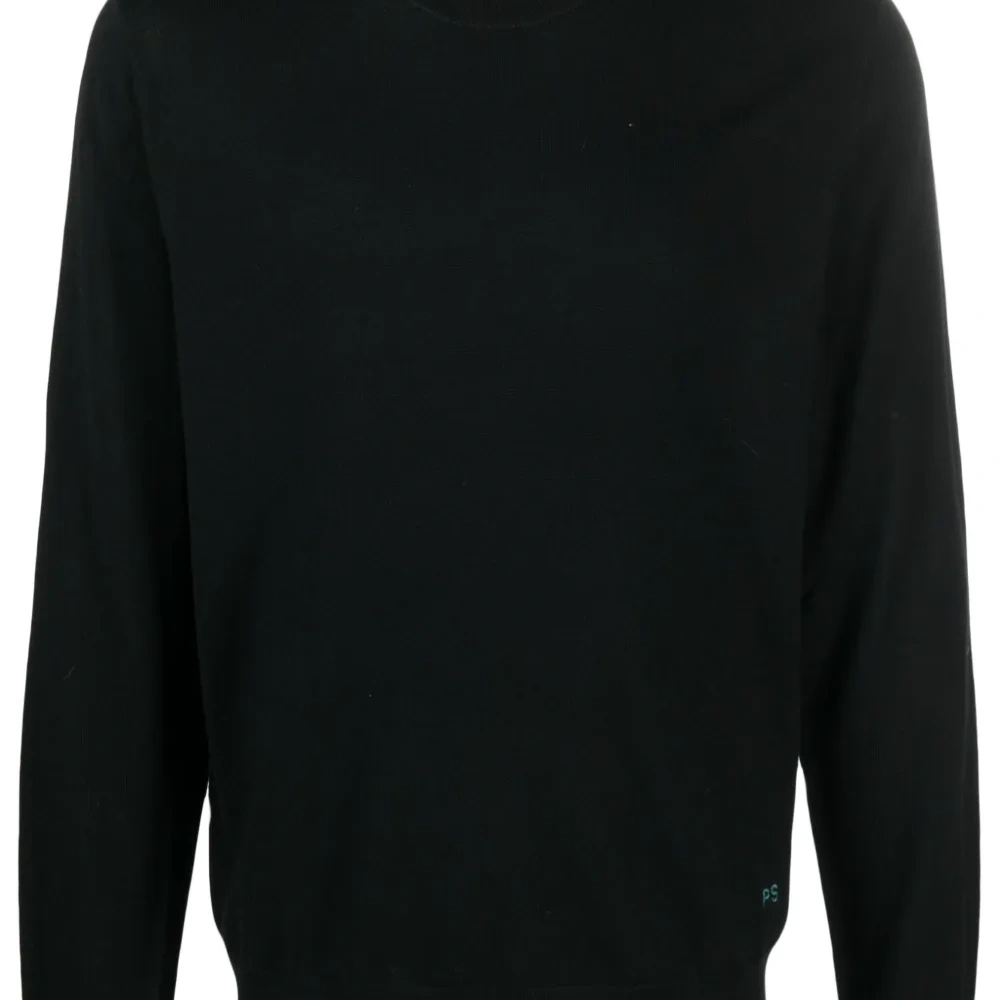 Джемпер из шерсти мериноса с вышитым логотипом