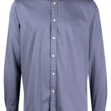 Button-down collar long-sleeve shirt