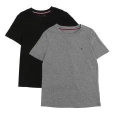 Комплект из двух футболок с вышитым логотипом