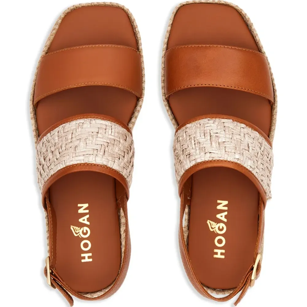 Плетеные сандалии H660