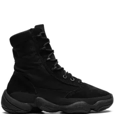 Ботинки YEEZY 500 High Triple Black Tactical