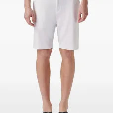 Льняные шорты строгого кроя