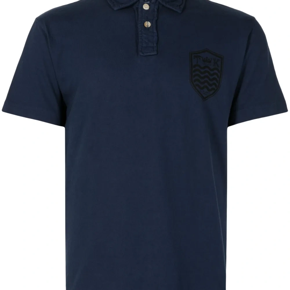 Рубашка поло с графичным принтом