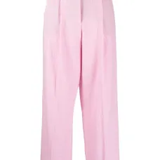 Расклешенные брюки со складками