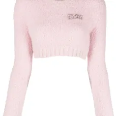 Укороченный топ с кристаллами Укороченный топ с кристаллами