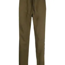 Спортивные брюки с логотипами на лампасах