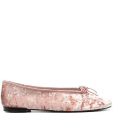 Бархатные балетки