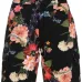 Шорты карго с цветочным принтом