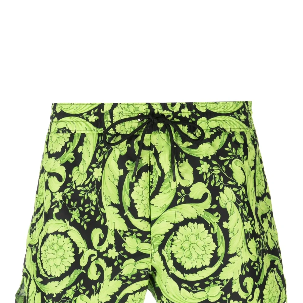 Плавки-шорты с принтом Barocco