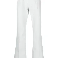 Прямые брюки с нашивкой-логотипом