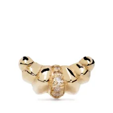 Серьга Croissant из желтого золота с бриллиантами