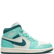 Кроссовки Air Jordan 1 Mid SE Bleached Turquoise Кроссовки Air Jordan 1 Mid SE Bleached Turquoise