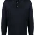 Шерстяная рубашка поло с длинными рукавами