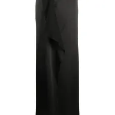 Атласная юбка макси с пайетками